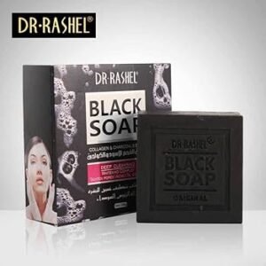 صابون أسود بالكولاجين والفحم النشط (Collagen & Charcoals Black Soap)