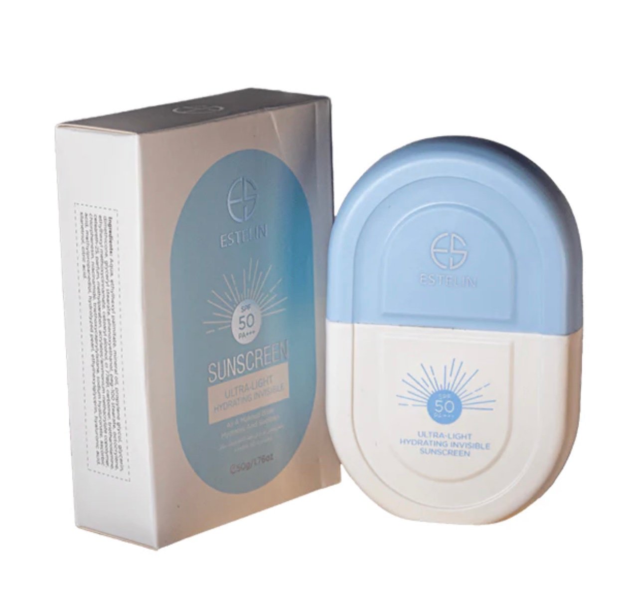 واقي شمس غير مرئي خفيف SPF 50 PA+++ – 50 جم (ESTELIN Ultra Light Invisible Sunscreen SPF 50 PA+++)